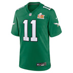 A.J. Brown Philadelphia Eagles Nike Super Bowl LIX 2nd Alternate Game Jersey - Kelly Green