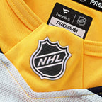 Nashville Predators  Away Premium Custom Jersey - White/Gold