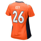 Devon Key Denver Broncos Nike Women's Team Game Jersey -  Orange