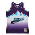 Utah Jazz 1996-97 Hardwood Classics Swingman Jersey - Purple