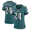 Andrew Mukuba Philadelphia Eagles Nike Women's Team Game Jersey - Midnight Green