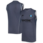Charlotte FC adidas 2023 On-Field Sleeveless Training Jersey - Gray