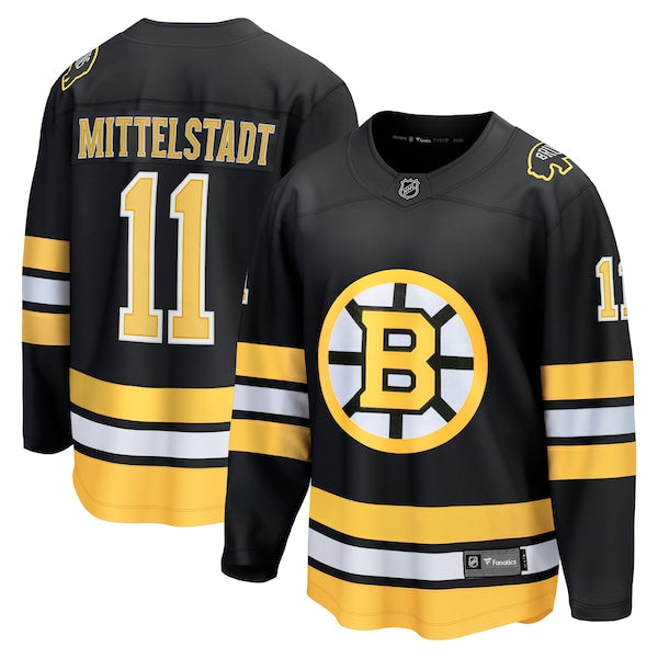 Casey Mittelstadt Boston Bruins  Home Breakaway Player Jersey - Black