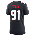 Casey Toohill Houston Texans Nike Women's Team Game Jersey -  Navy
