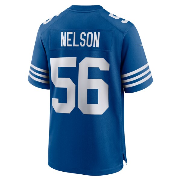 Men's Nike Quenton Nelson Royal Indianapolis Colts Alternate Game Jersey/White