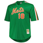 Darryl Strawberry New York Mets 1988 Cooperstown Collection Mesh Pullover Jersey - Green