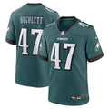 Charley Hughlett Philadelphia Eagles Nike Team Game Jersey - Midnight Green