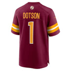 Jahan Dotson Washington Commanders Nike Player Game Jersey - Burgundy