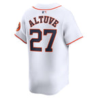 Jose Altuve Houston Astros Nike Home Limited Player Jersey - White/Gray