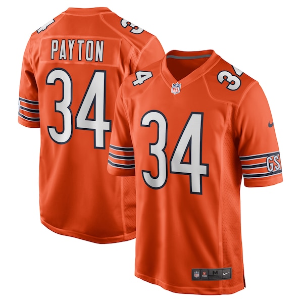 Walter Payton Chicago Bears Nike Retired Player Jersey - Orange/Navy/White