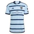 Erik Thommy Sporting Kansas City adidas 2024 Hoops 4.0 Authentic Player Jersey – Light Blue