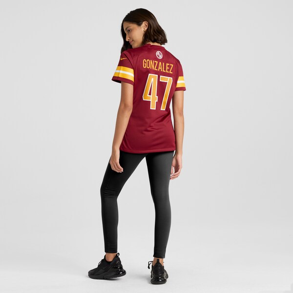 Zane Gonzalez Washington Commanders Nike Women's  Game Jersey -  Burgundy