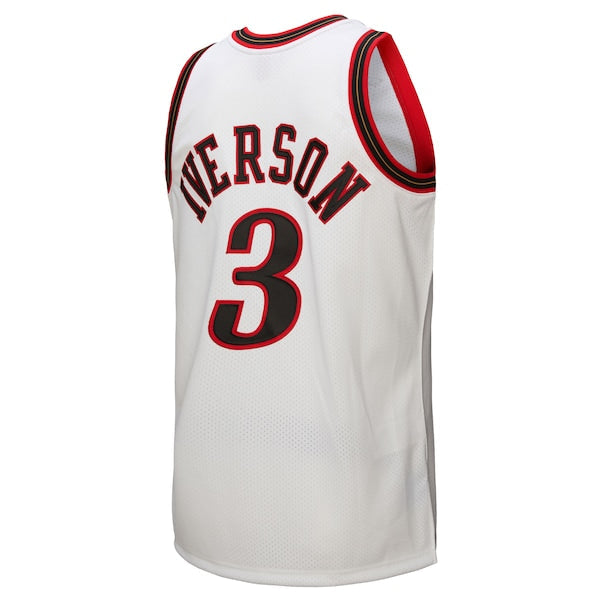 Allen Iverson Philadelphia 76ers  2000 NBA All-Star Game Authentic Jersey - White