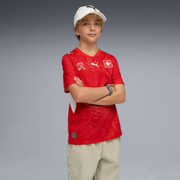 Switzerland National Team Puma Youth 2026 Home Replica Jersey - Red