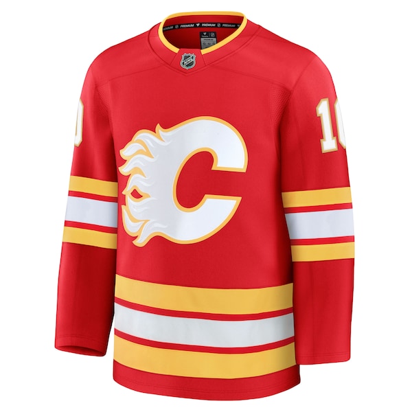 Jonathan Huberdeau Calgary Flames  Home Premium Jersey - Red/Black