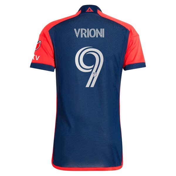 Giacomo Vrioni New England Revolution adidas 2024 Boston Tea Party Authentic Player Jersey – Navy