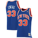 Patrick Ewing New York Knicks 1991/92 Big & Tall Hardwood Classics Swingman Jersey - Blue