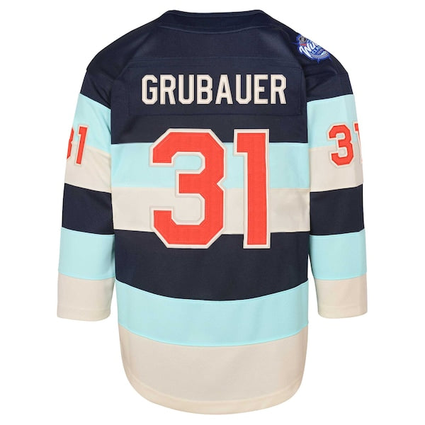 Philipp Grubauer Seattle Kraken Preschool 2024 NHL Winter Classic Premier Player Jersey - Deep Sea Blue
