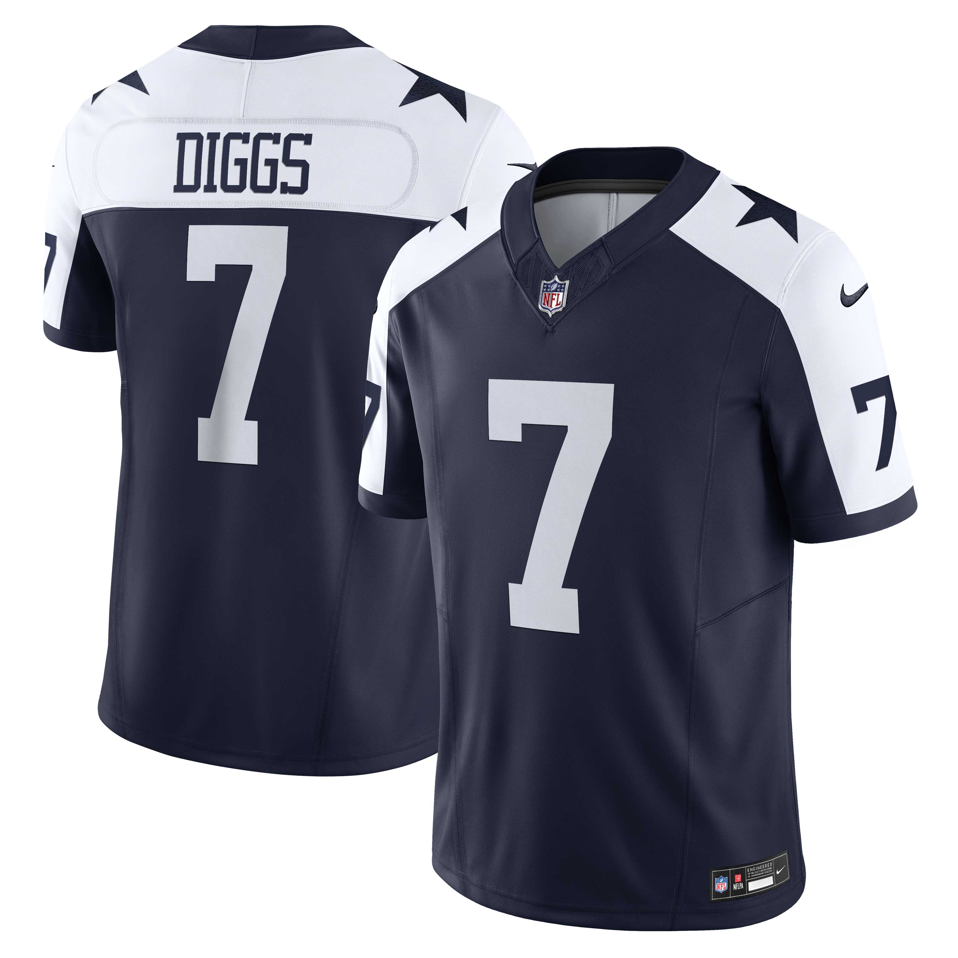 Trevon Diggs Dallas Cowboys Nike Vapor F.U.S.E. Limited Jersey - White/Navy