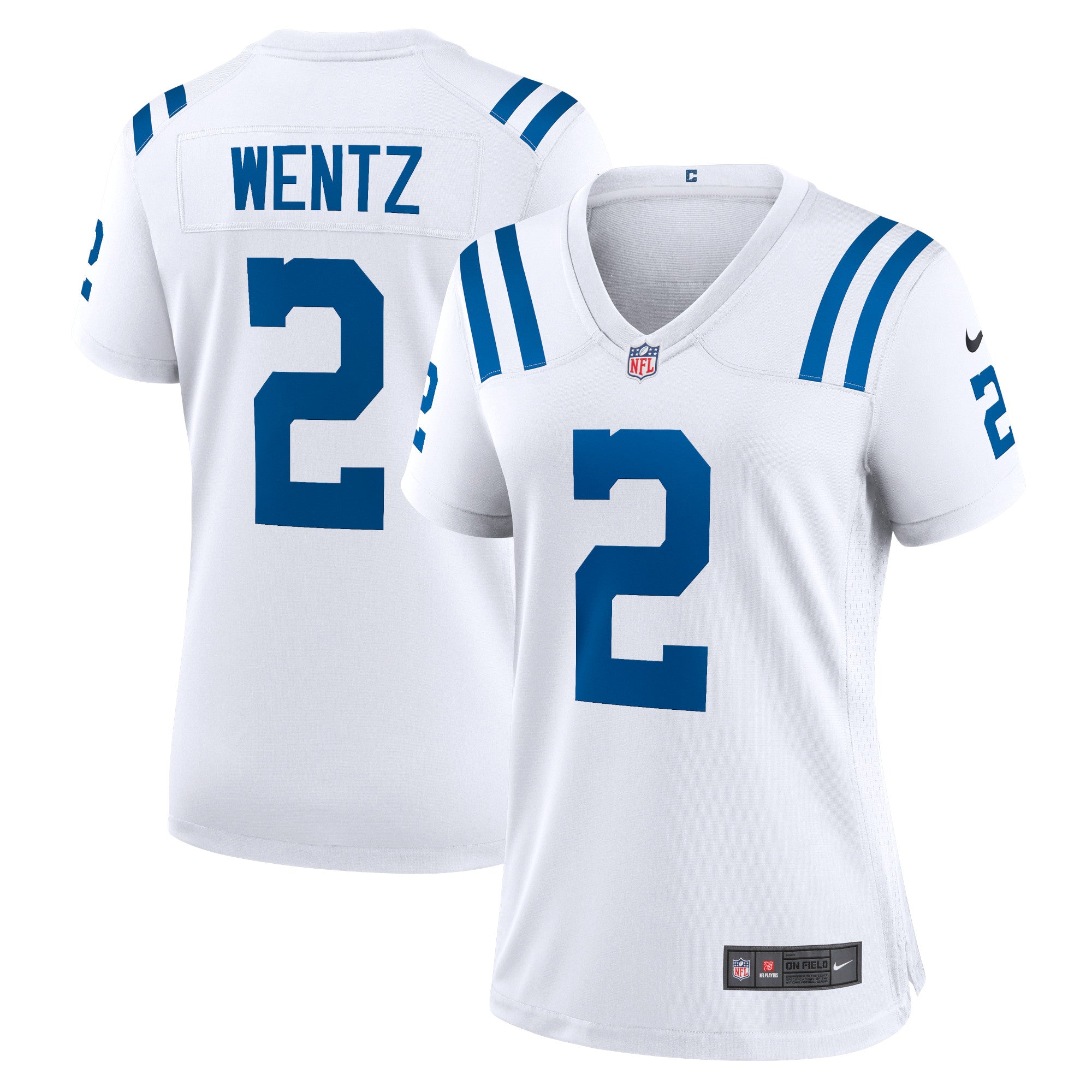 Carson Wentz Indianapolis Colts Nike Women's Alternate Game Jersey - Royal/White