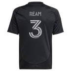 Tim Ream Charlotte FC adidas Youth 2025 Fortress Kit Replica Player Jersey - Black