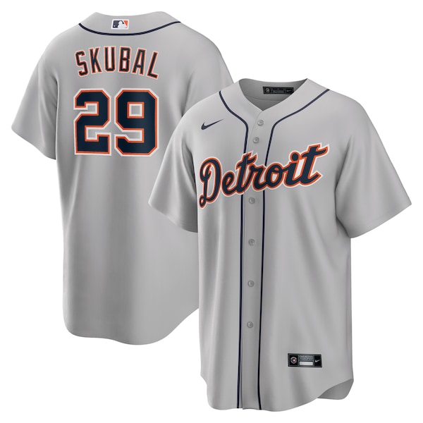 Tarik Skubal Detroit Tigers Nike Road Replica Jersey - Gray