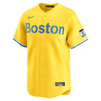 Trevor Story Boston Red Sox Nike City Connect Limited Player Jersey - Gold