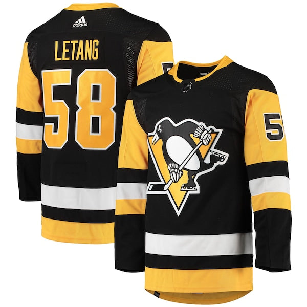 Kris Letang Pittsburgh Penguins adidas Home Primegreen Authentic Player Jersey - Black