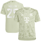 Thomas Müller Bayern Munich adidas Youth 2023/24 Oktoberfest Replica Player Jersey - Green