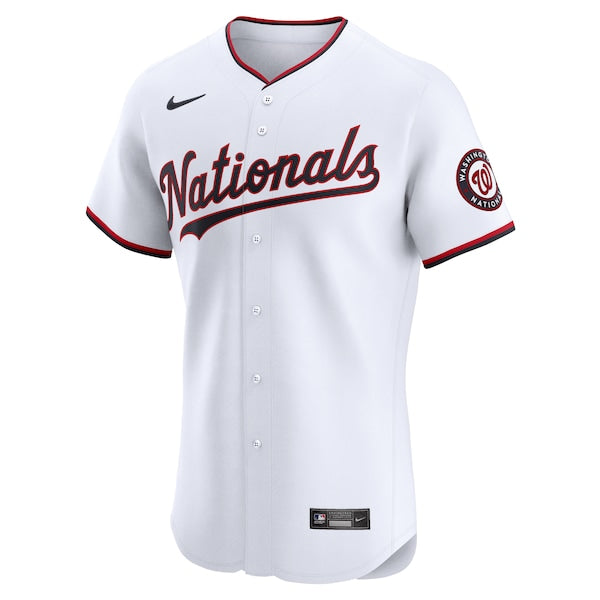 Washington Nationals Nike Home Elite Jersey - White