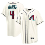 Ketel Marte Arizona Diamondbacks Nike 2025 MLB All-Star Game Home Replica Player Jersey - Cream