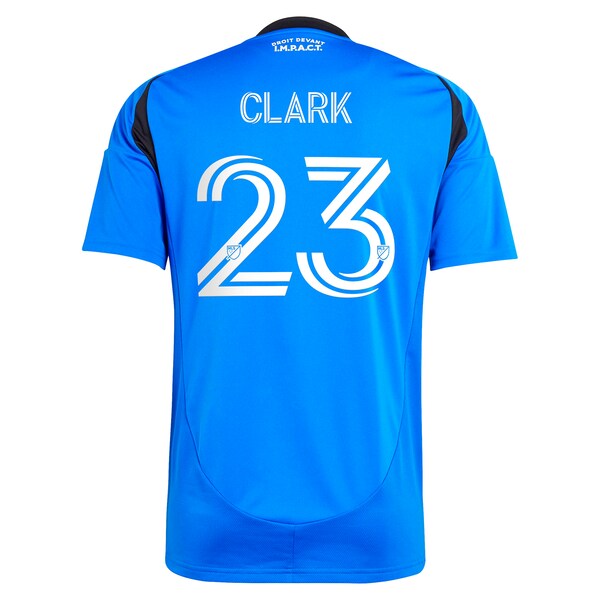 Caden Clark CF Montreal adidas 2025 Montréal Original Replica Player Jersey - Blue