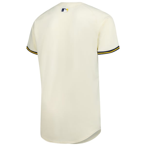Milwaukee Brewers Nike Home Elite Jersey - Cream