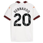 Bernardo Silva Manchester City Puma Youth 2023/24 Away Replica Jersey - White