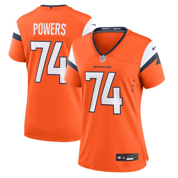 Ben Powers Denver Broncos Nike Women's Team Game Jersey -  Orange