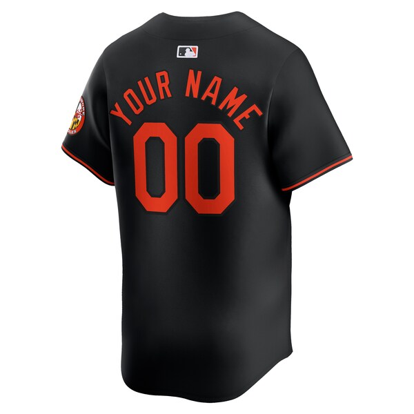 Baltimore Orioles Nike  Alternate Limited Custom Jersey – Black