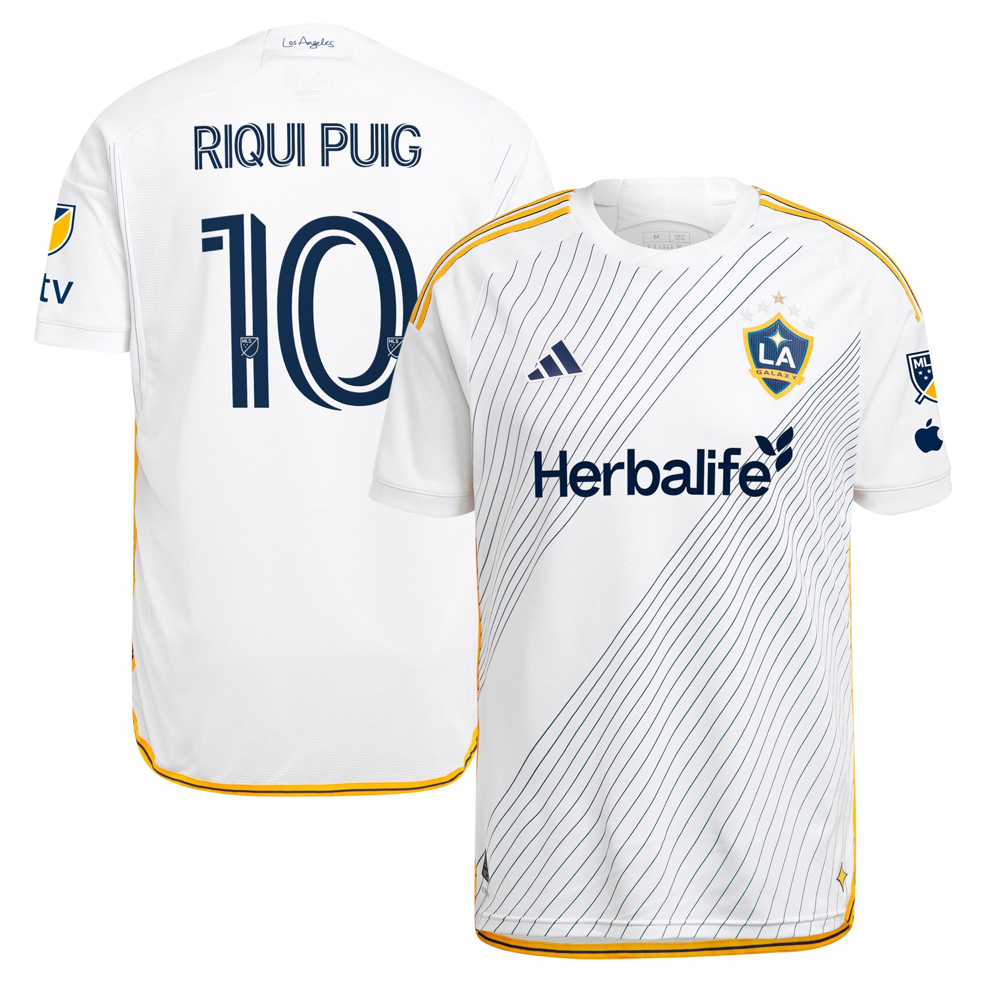 Riqui Puig LA Galaxy adidas 2024 LA Kit Authentic Player Jersey - Green/White
