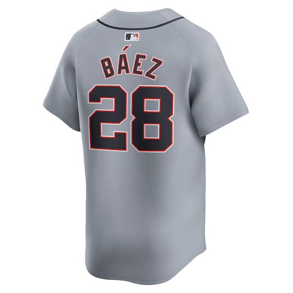 Javier Baez Detroit Tigers Nike Road Limited Player Jersey – Gray