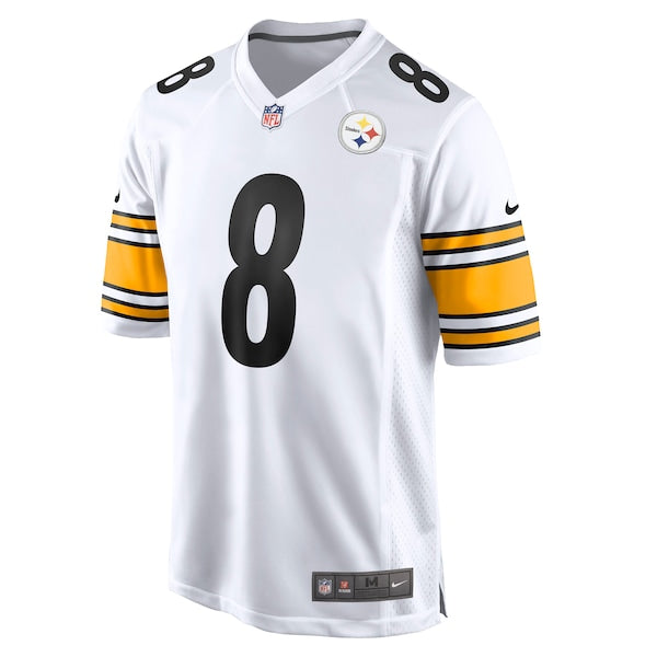 Kenny Pickett Pittsburgh Steelers Nike Player Game Jersey - White/Black