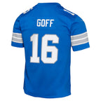 Jared Goff Detroit Lions Nike Youth Team Player Game Jersey - Blue