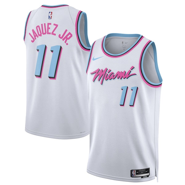 Jaime Jaquez Jr. Miami Heat Nike Unisex 2024/25 Swingman Player Jersey - City Edition - White