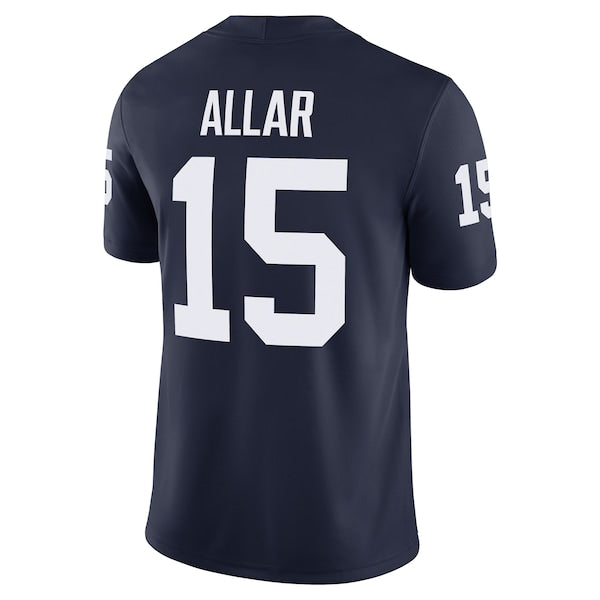 Men's Nike Drew Allar Navy Penn State Nittany Lions NIL Football Game Jersey