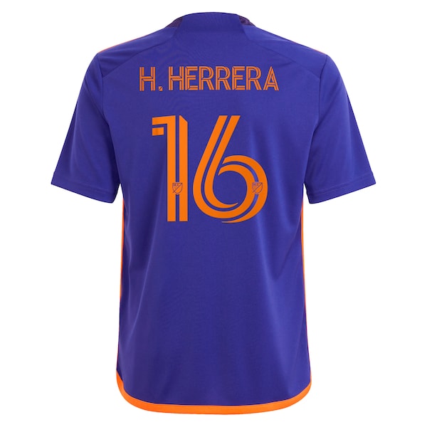 Héctor Herrera Houston Dynamo FC adidas Youth 2024 Still Holdin' Replica Player Jersey – Purple