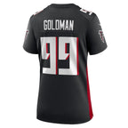 Eddie Goldman Atlanta Falcons Nike Women's  Game Jersey -  Black