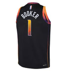 Devin Booker Phoenix Suns Jordan Brand Youth Swingman Jersey - Statement Edition - Black