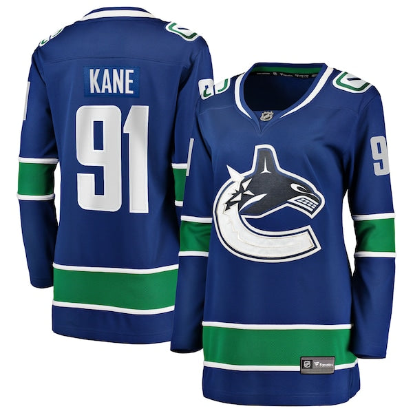Evander Kane Vancouver Canucks  Women's Home Breakaway Player Jersey - Blue