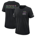 Green Bay Packers Nike Women's 2025 NFL Crucial Catch Tri-Blend Dri-FIT T-Shirt - Black