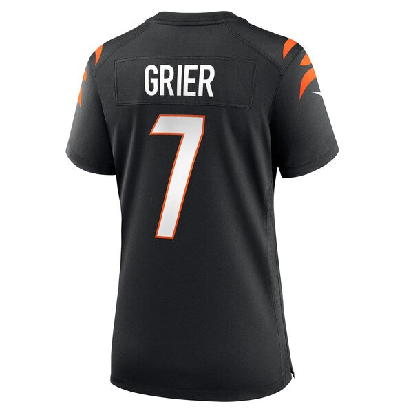 Will Grier Cincinnati Bengals Nike Women's Team Game Jersey -  Black
