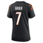Will Grier Cincinnati Bengals Nike Women's Team Game Jersey -  Black
