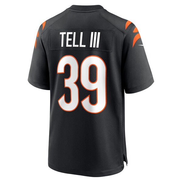 Marvell Tell III Cincinnati Bengals Nike Game Player Jersey - Black